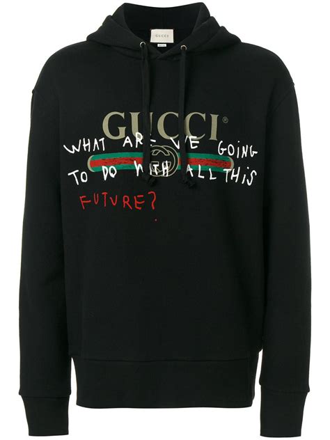 Gucci Gucci Black Coco Captain Hoodie 